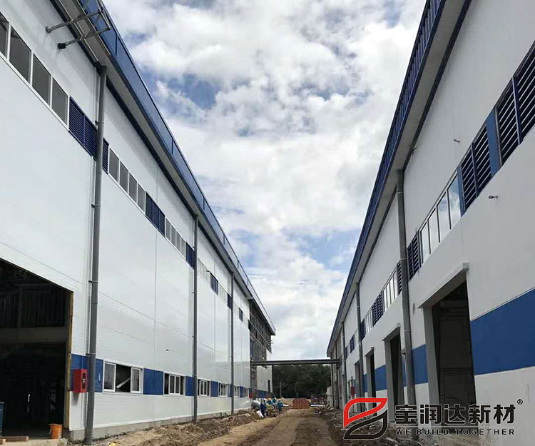 【寶潤達】越南16000米復合板項目施工現(xiàn)場