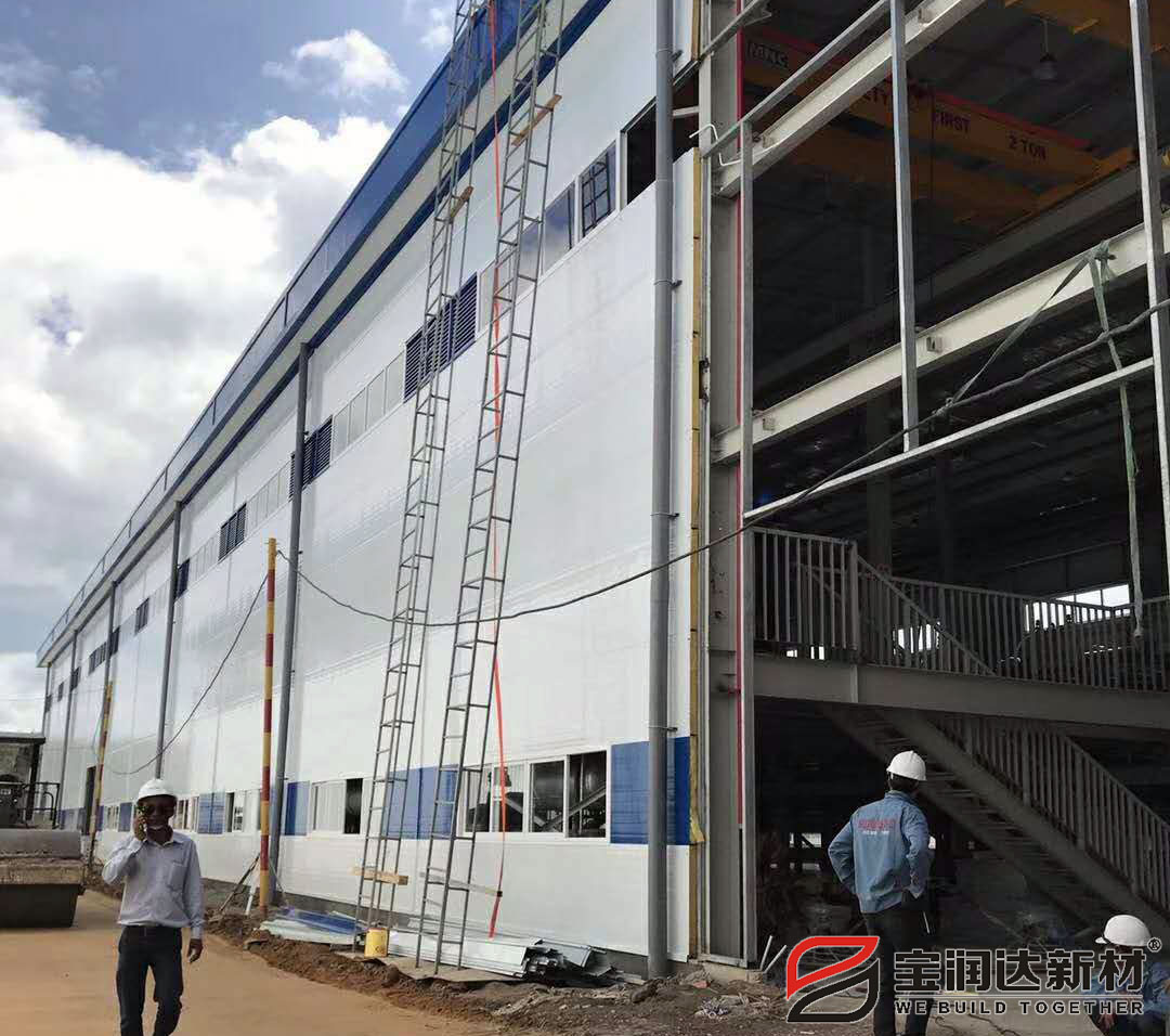 【寶潤達】越南16000米復合板項目施工現(xiàn)場