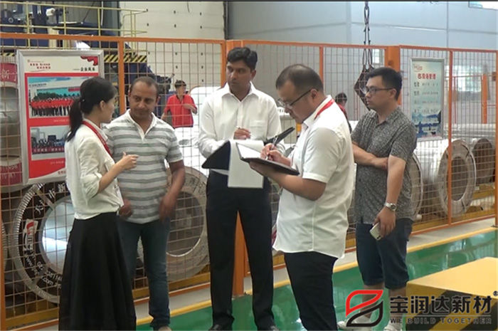 新西蘭客戶來(lái)訪寶潤(rùn)達(dá)洽談聚氨酯夾芯板合作